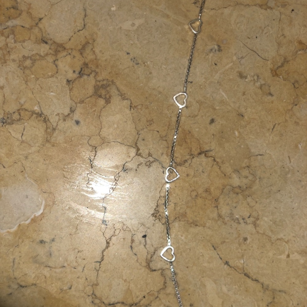 Silver Heart Bracelet